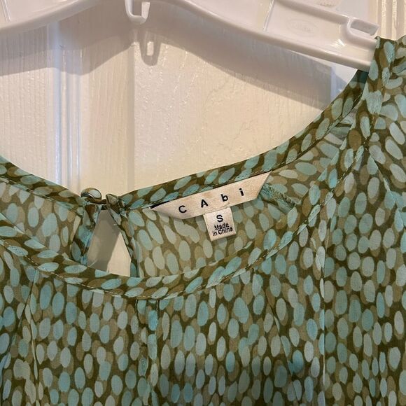 CAbi Mint pebble blouse style #602 Sz S - Picture 6 of 14